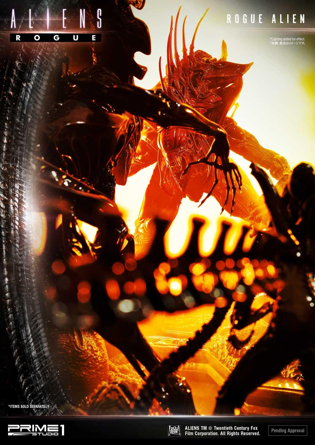 Premium Masterline Aliens (Comics) Rogue Alien Battle Diorama