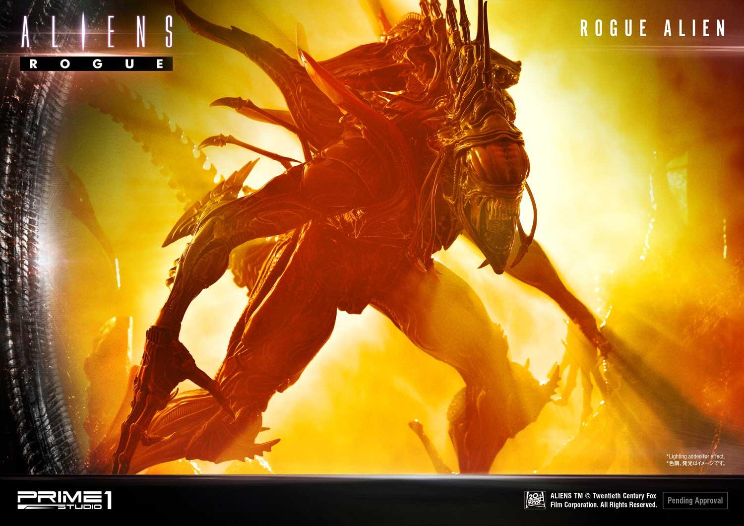 Premium Masterline Aliens (Comics) Rogue Alien Battle Diorama