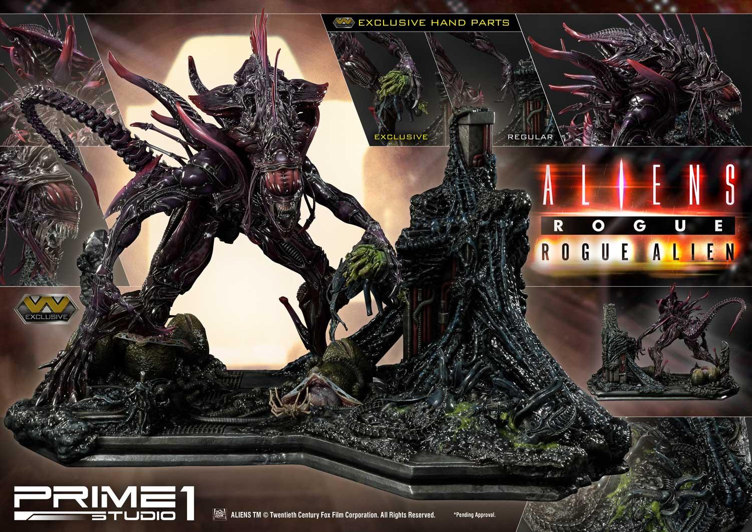 Premium Masterline Aliens (Comics) Rogue Alien Battle Diorama EX Version