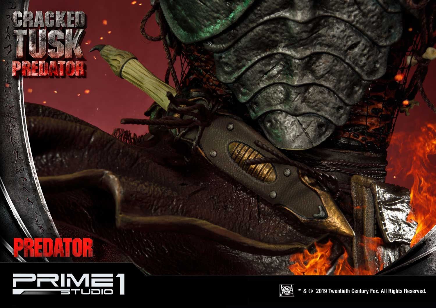 Premium Masterline Predator (Comics) Cracked Tusk Predator