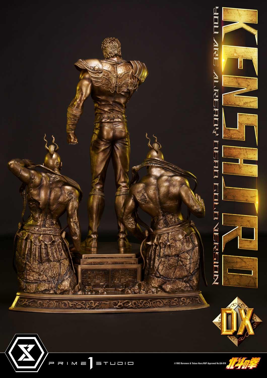 Premium Masterline Fist of the North Star Kenshiro You Are Already Dead Deluxe Gold Version
