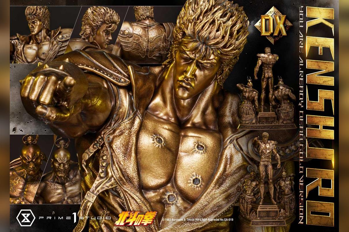 Premium Masterline Fist of the North Star Kenshiro You Are Already Dead Deluxe Gold Version