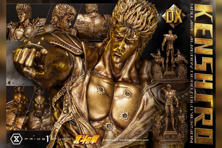 Premium Masterline Fist of the North Star Kenshiro You Are Already Dead Deluxe Gold Version