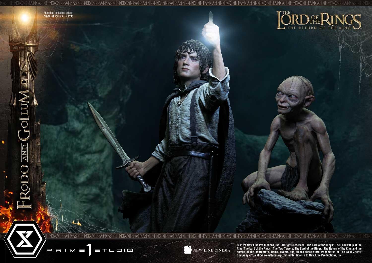 Premium Masterline The Lord of the Rings: The Return of the King (Film) Frodo &amp; Gollum Bonus Version