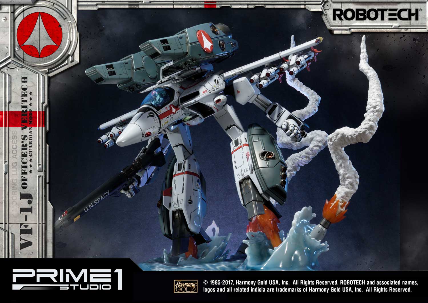 Premium Masterline Robotech VF-1J Officers Veritech Guardian Mode