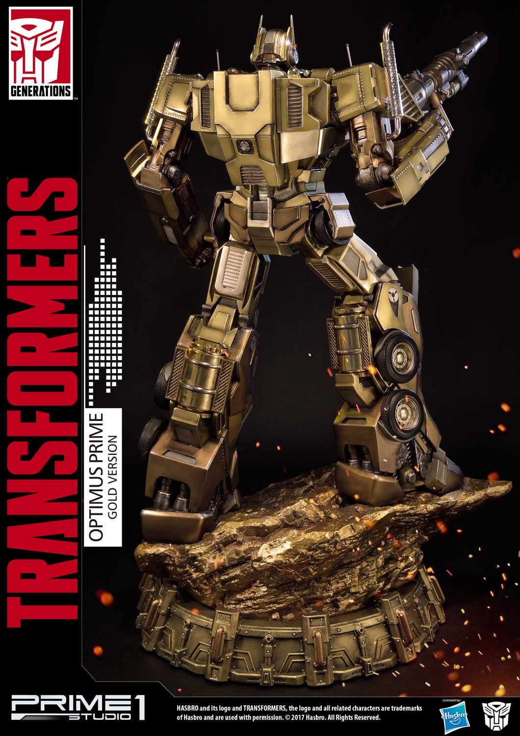Premium Masterline Transformers: Generation 1 Optimus Prime Gold Version