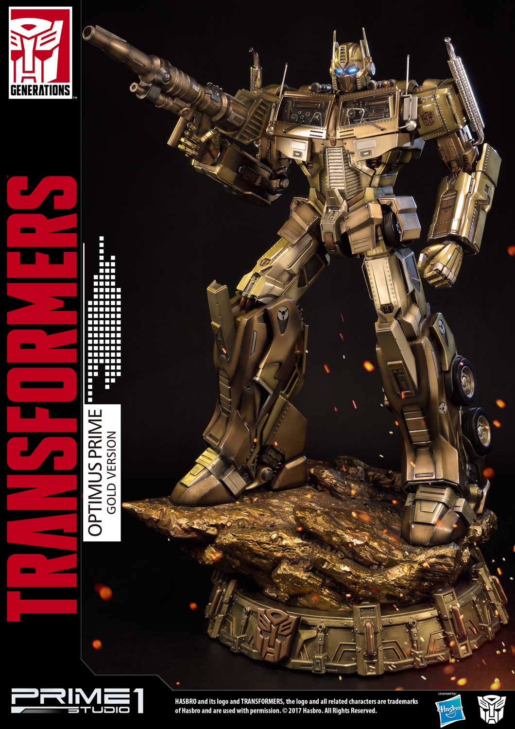 Premium Masterline Transformers: Generation 1 Optimus Prime Gold Version