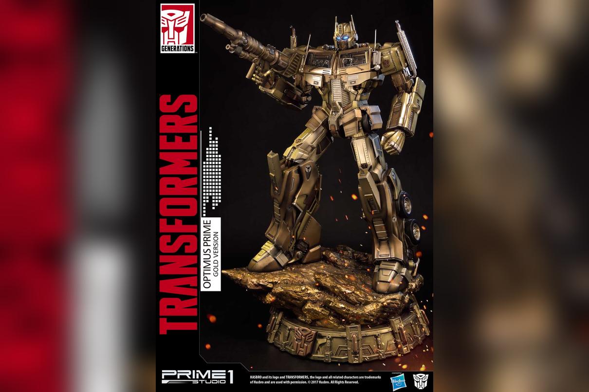 Premium Masterline Transformers: Generation 1 Optimus Prime Gold Version