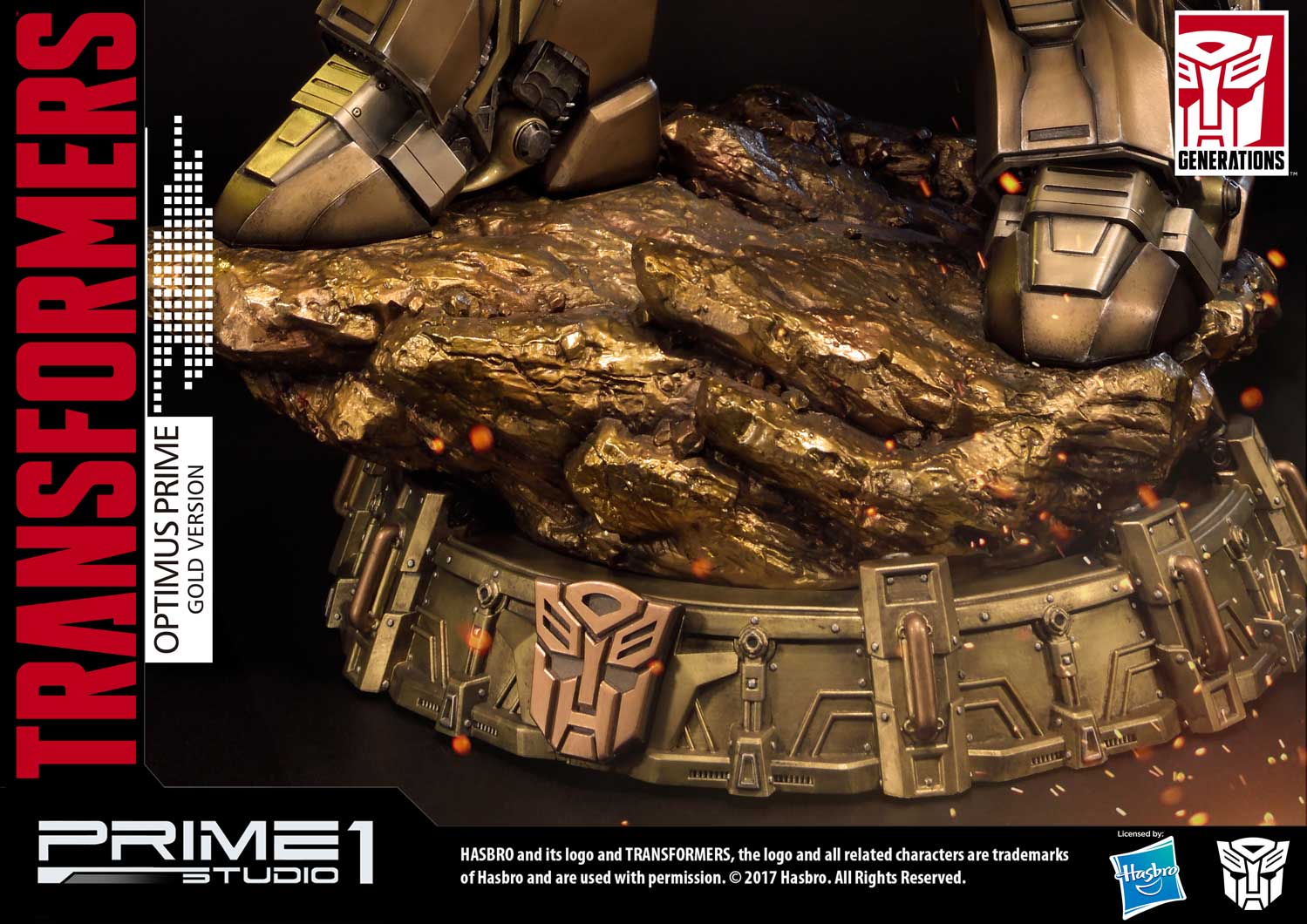 Premium Masterline Transformers: Generation 1 Optimus Prime Gold Version
