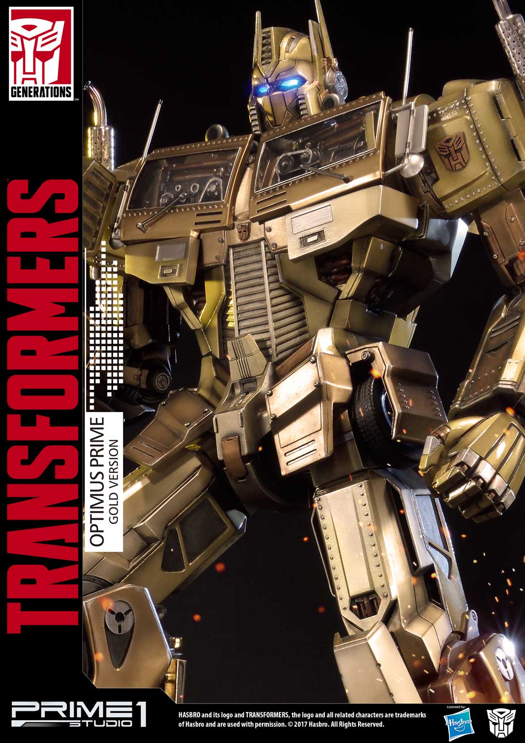 Premium Masterline Transformers: Generation 1 Optimus Prime Gold Version