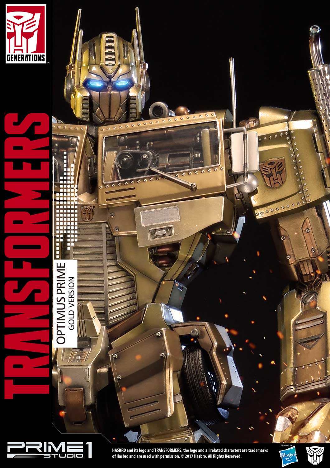 Premium Masterline Transformers: Generation 1 Optimus Prime Gold Version