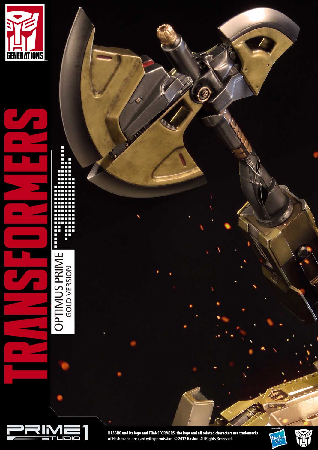 Premium Masterline Transformers: Generation 1 Optimus Prime Gold Version