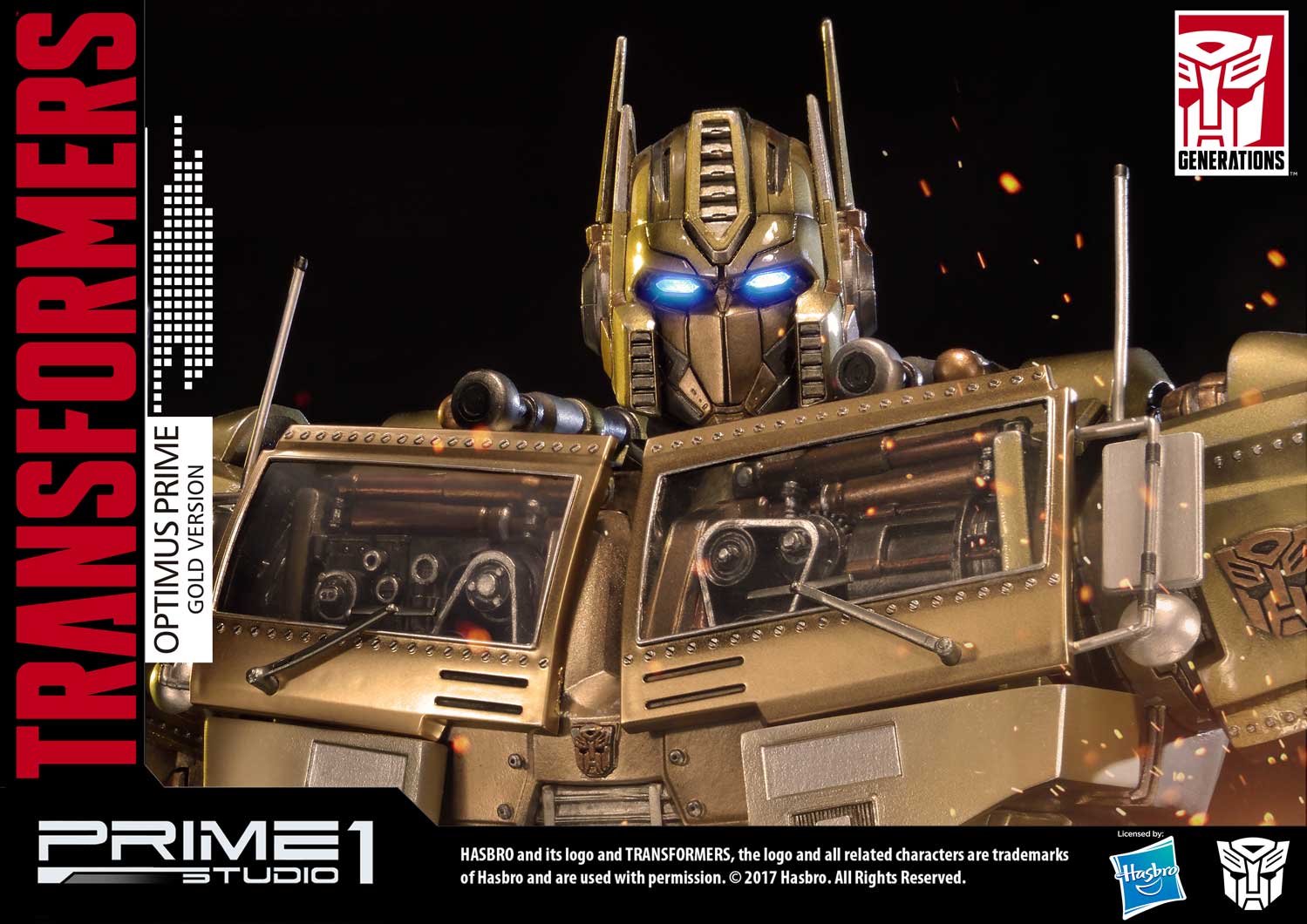 Premium Masterline Transformers: Generation 1 Optimus Prime Gold Version