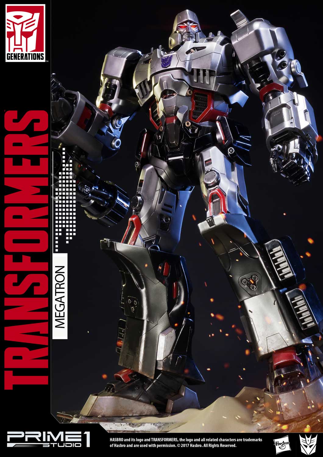 Premium Masterline Transformers: Generation 1 Megatron Antique Gold Version