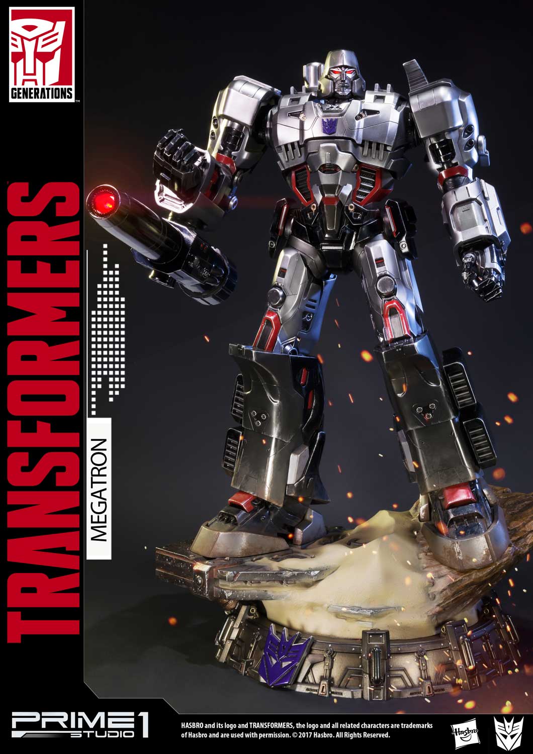 Premium Masterline Transformers: Generation 1 Megatron Antique Gold Version