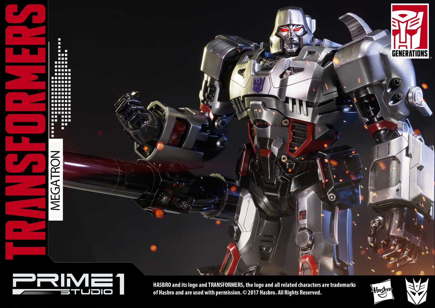 Premium Masterline Transformers: Generation 1 Megatron Antique Gold Version
