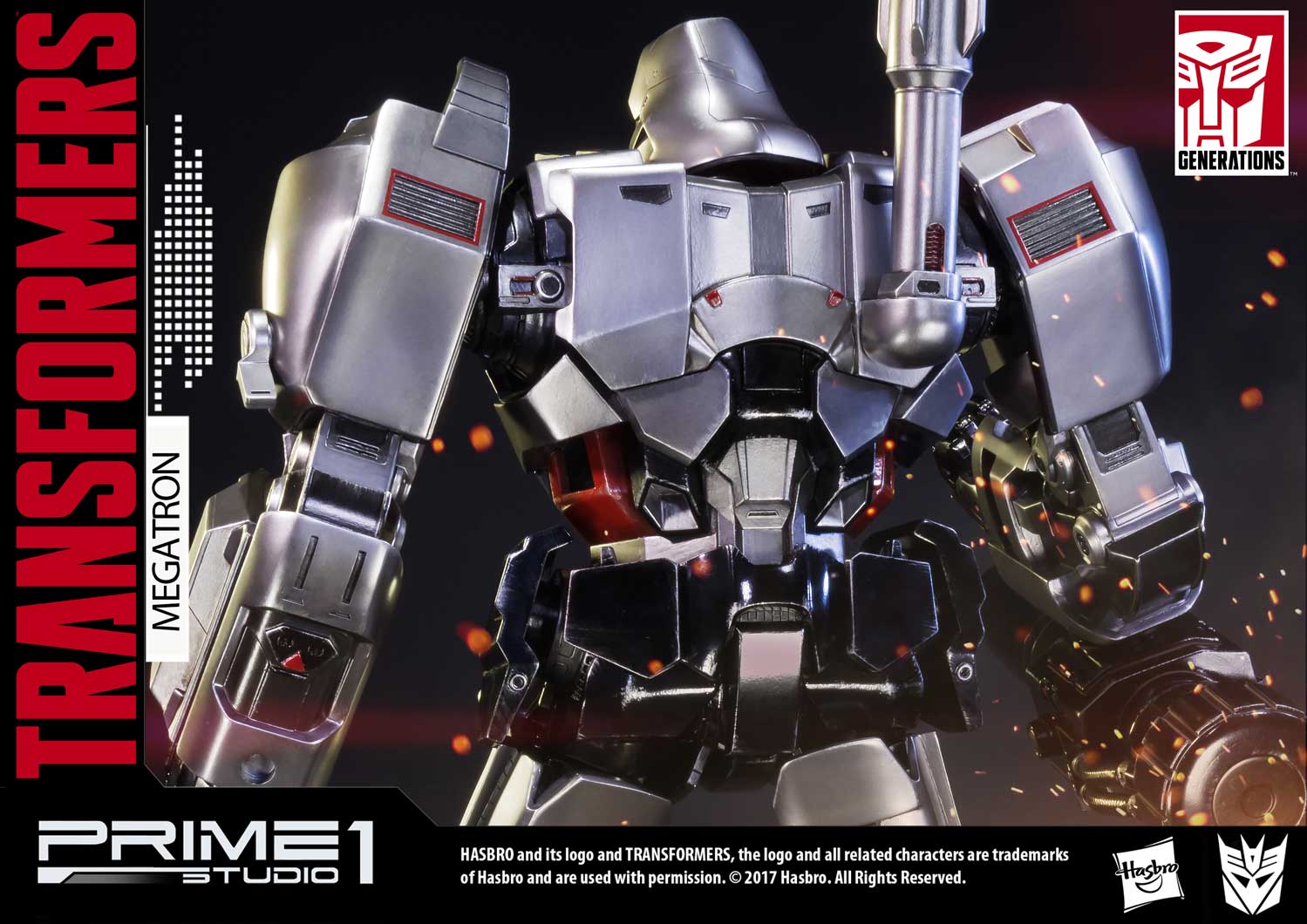 Premium Masterline Transformers: Generation 1 Megatron Antique Gold Version