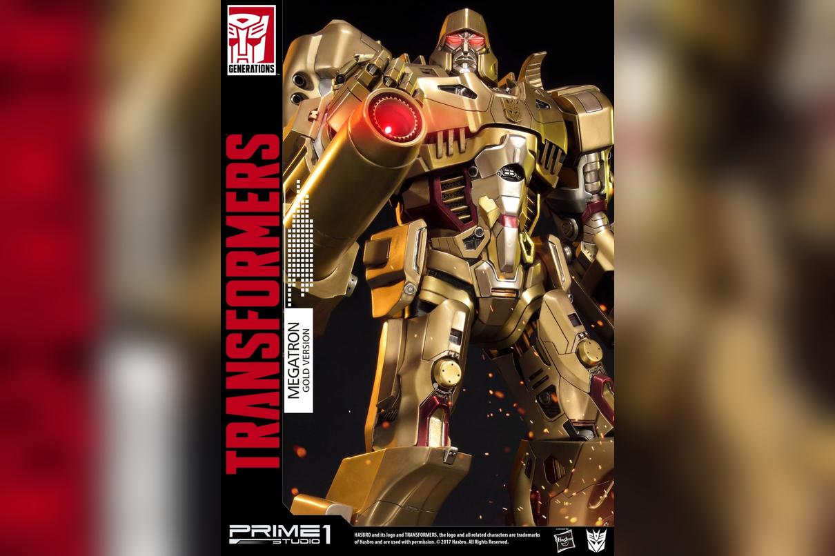 Premium Masterline Transformers: Generation 1 Megatron Gold Version