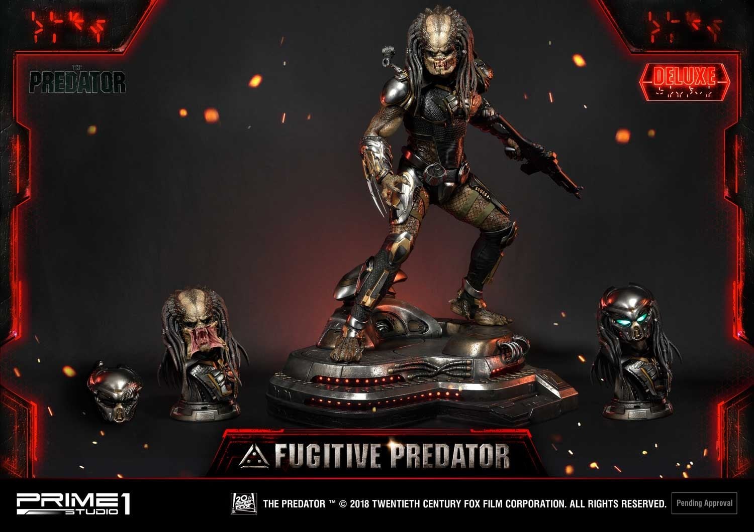 Premium Masterline The Predator (Film) Fugitive Predator Deluxe Version