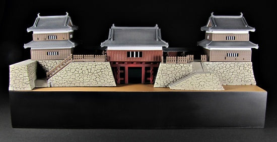 Good Smile Company Shinsyuy Ueda Castle with Sanada Kabuto Paper Craft Re-Run 1/200 Scale Model Kit