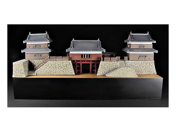 Shinsyuy Ueda Castle with Sanada Kabuto Paper Craft Re-Run 1/200 Scale Model Kit | 4582362382445