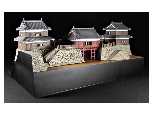 Shinsyuy Ueda Castle with Sanada Kabuto Paper Craft Re-Run 1/200 Scale Model Kit | 4582362382445