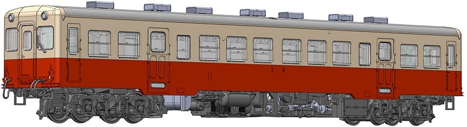 Kominato Railway KIHA 200 Series Early-term Type Re-Run Model Kit | 4582362383787