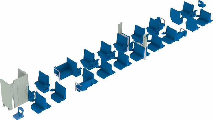 1/80 Scale Cross Seat Interiorset Model Kit Accessory | 4582362384982