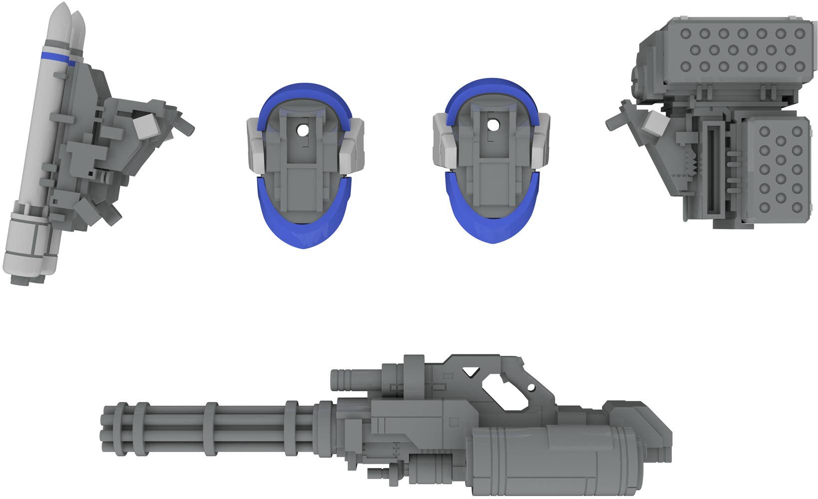 PMOA X-4+(PD-802) WEAPON SET3[Shoulder Parts For Mounting Weapons&DRu35 MLC&M7A Gatling Gun] | 4582362385705