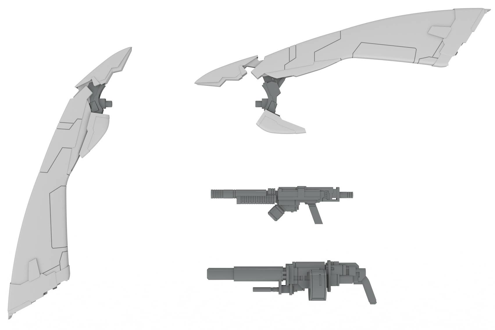 PMOA EXTENSION SET A　For 5inM 1/48 PLD［ANGEL WING ＆M51GRENADE LAUNCHER＆DSG12SMG］ | 4582362386030
