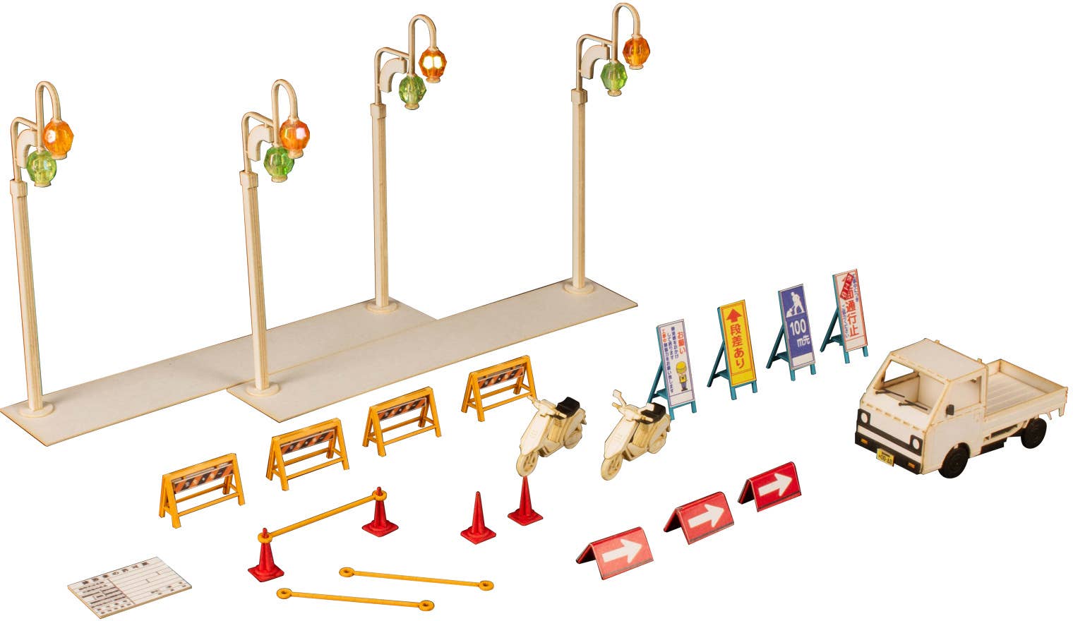 PMOA 1/80 Scale Paper kit Town CornerAccessory Series vol.2 | 4582362386245