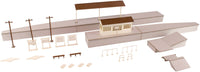 PMOA 1/80 Scale Paper kit Town Corner Accessory Series Local type island platform Basic set | 4582362386702