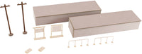 PMOA 1/80 Scale Paper kit Town Corner Accessory Series Local type island platform Extension set A（Telephone pole・Station name plate） | 4582362386719