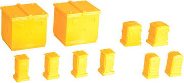 PMOA Pop Another World Series　Relay box/Cubicle　yellow | 4582362387471