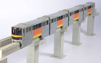 PMOA 1/150 Scale  Tama Intercity Monorail Series 1000 Paper kit（4cars） | 4582362387693