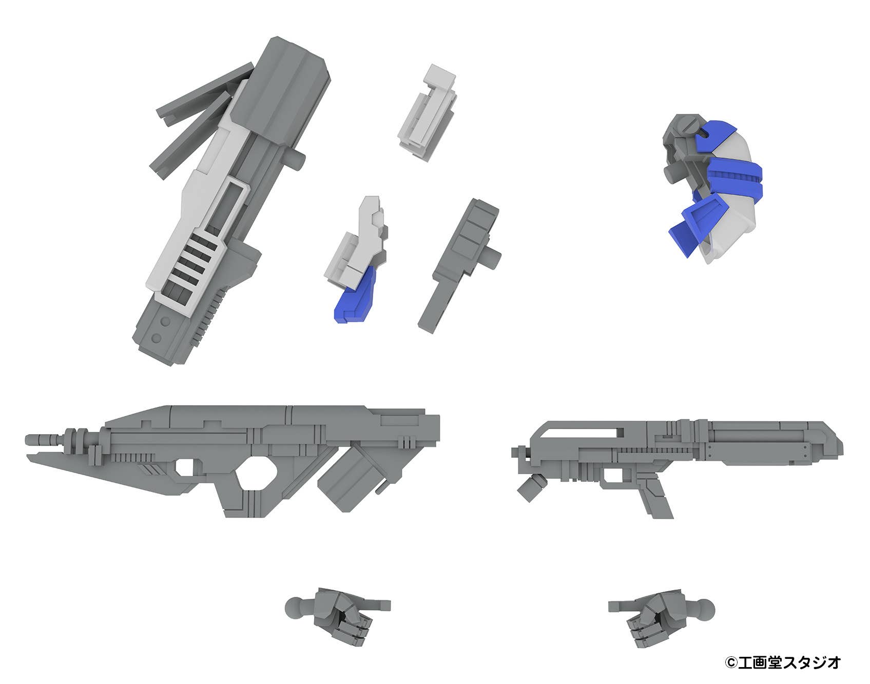 PMOA EXTENSION SET A For 5inM 1/48 PLD［LC40 LCAN＆VP1 MSENS&P-9SL ASR＆M58 GRND＆Hands for hand-held weapons (left and right)］ | 4582362388508