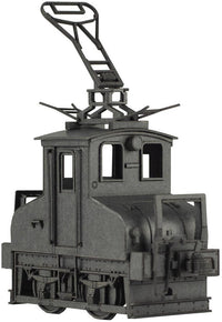 PMOA 1/80 Scale Paper kit Choshi Electric Railway DEKI3 Electric Locomotive(Black) | 4582362388713