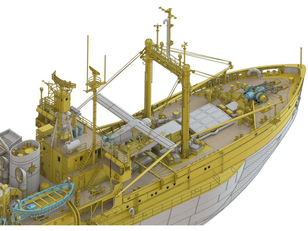 Hasegawa [HP001] 1/250 ANTARCTICA OBSERVATION SHIP SOYA "Antarctica Observatin 2nd Corps" (Super detail kit) | 8806345680806