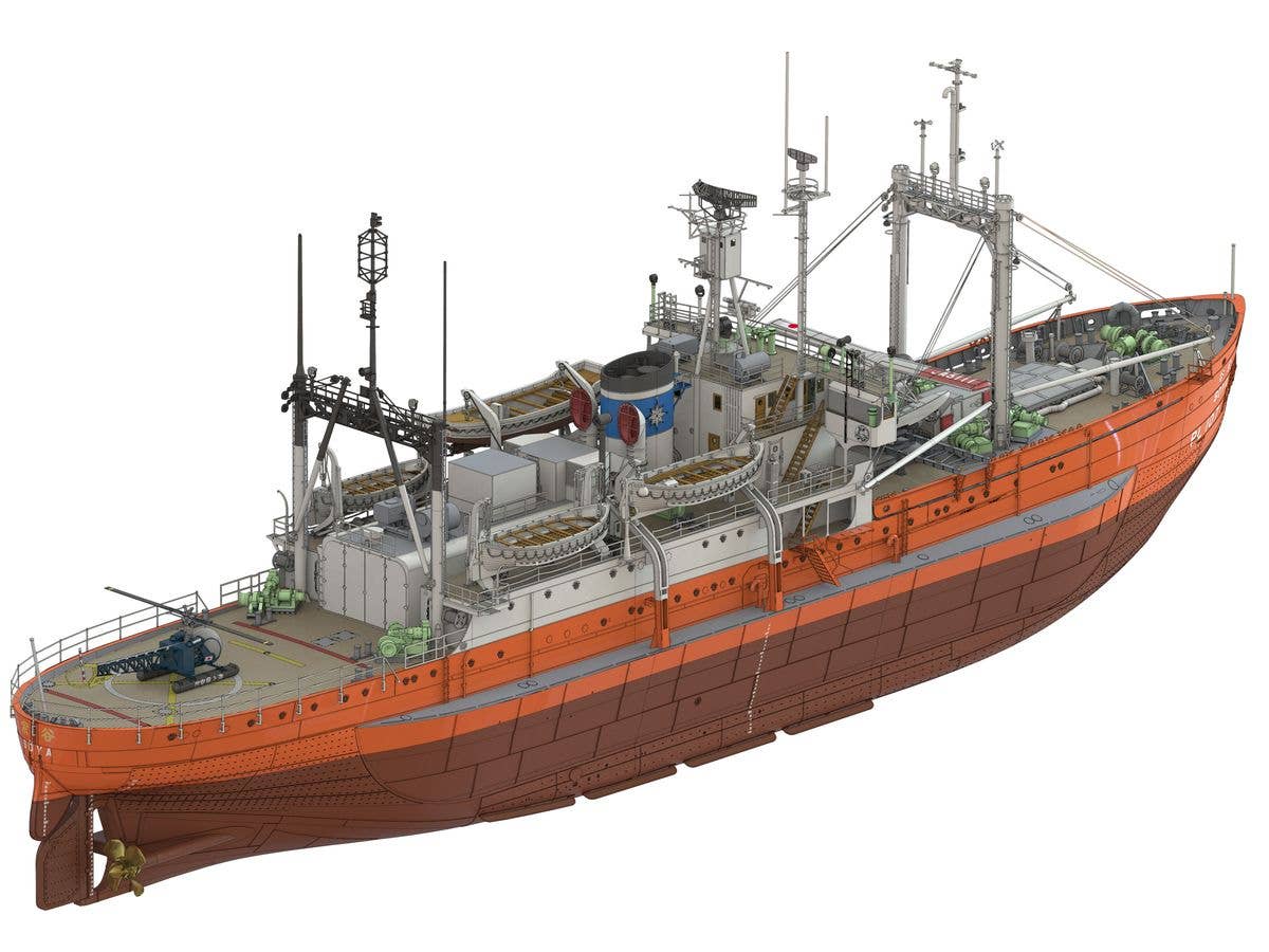 Hasegawa [HP001] 1/250 ANTARCTICA OBSERVATION SHIP SOYA "Antarctica Observatin 2nd Corps" (Super detail kit) | 8806345680806