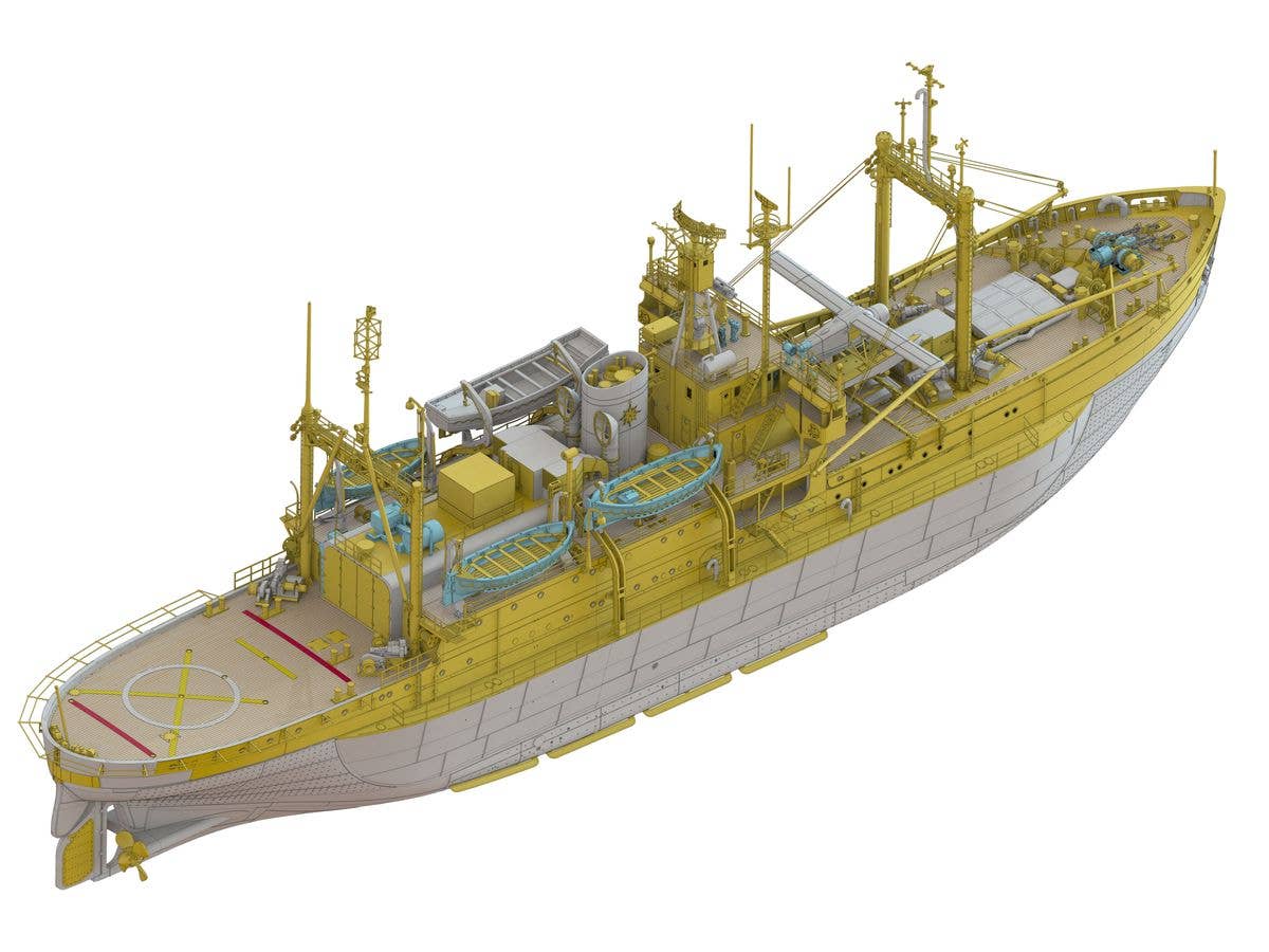 Hasegawa [HP001] 1/250 ANTARCTICA OBSERVATION SHIP SOYA "Antarctica Observatin 2nd Corps" (Super detail kit) | 8806345680806