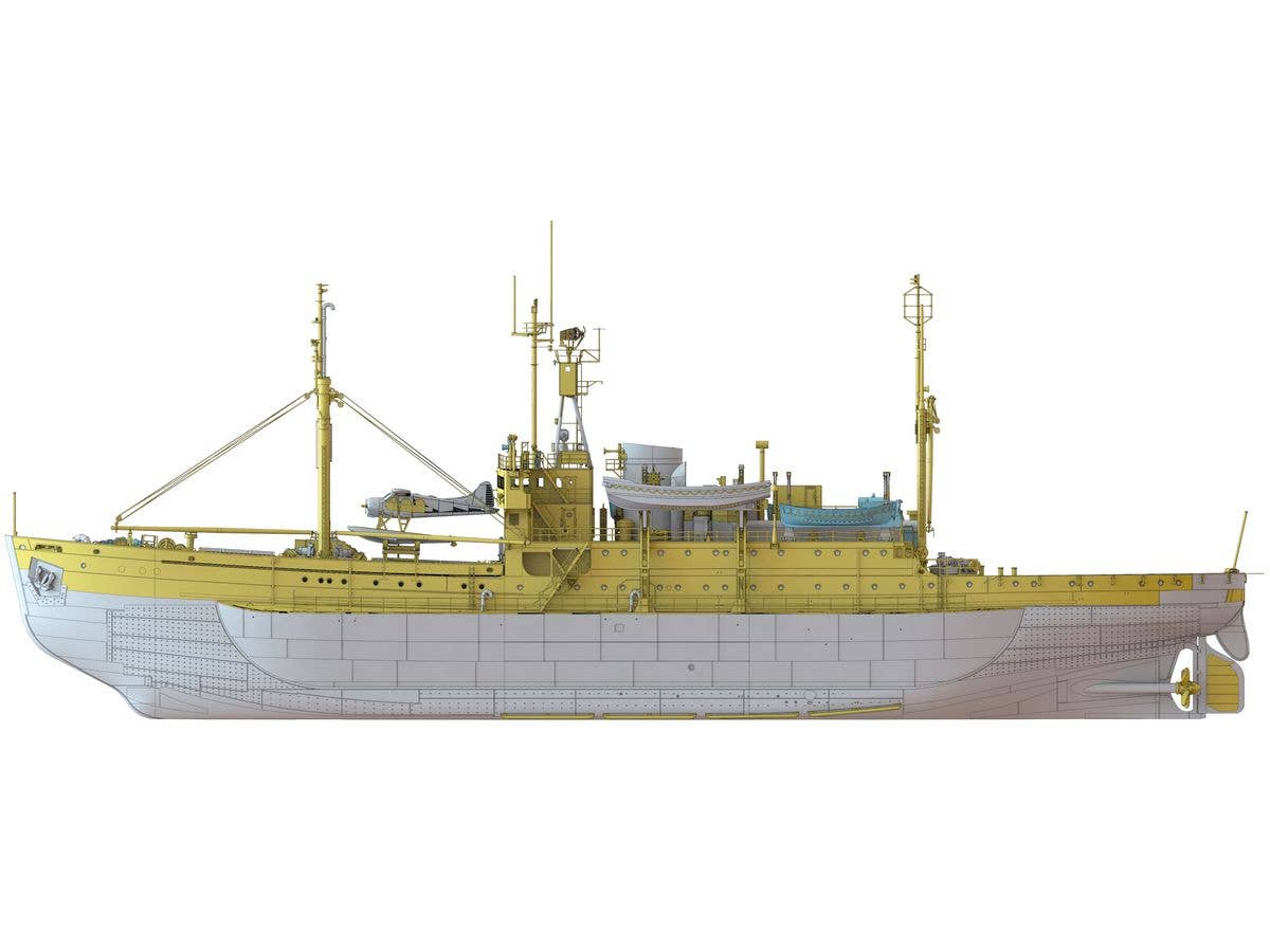 Hasegawa [HP001] 1/250 ANTARCTICA OBSERVATION SHIP SOYA "Antarctica Observatin 2nd Corps" (Super detail kit) | 8806345680806