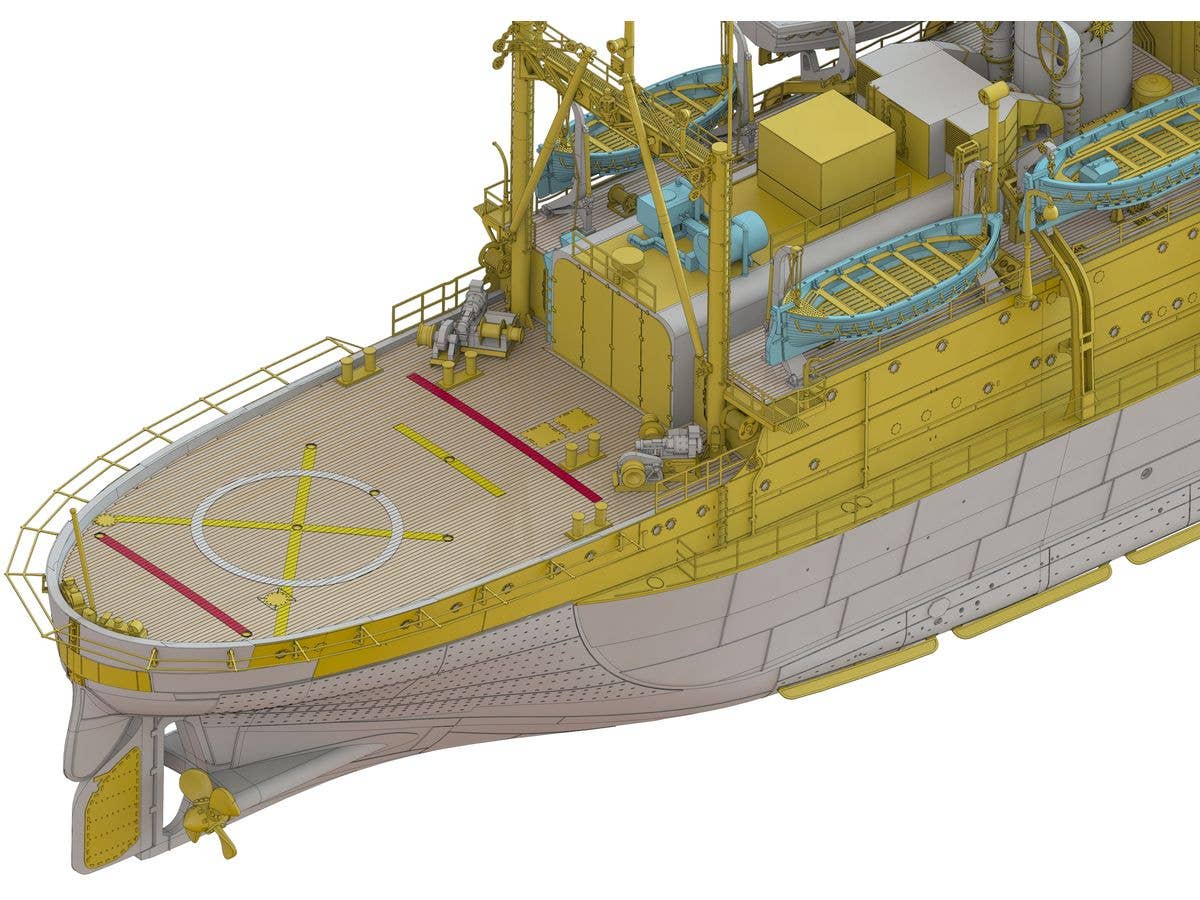 Hasegawa [HP001] 1/250 ANTARCTICA OBSERVATION SHIP SOYA "Antarctica Observatin 2nd Corps" (Super detail kit) | 8806345680806