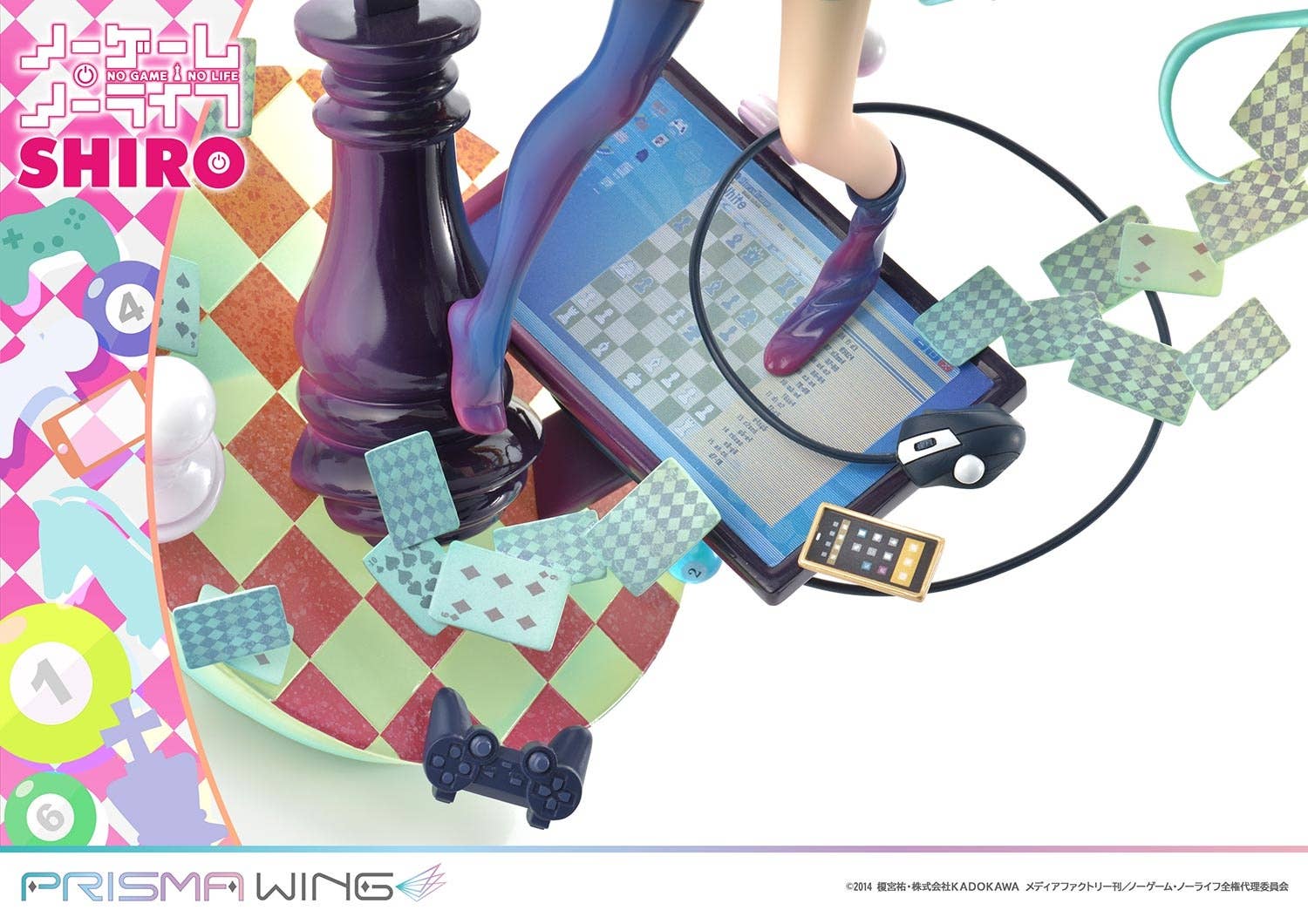 PRISMA WING NO GAME NO LIFE Shiro 1/7 Scale Pre-Painted Figure | 4580708040561