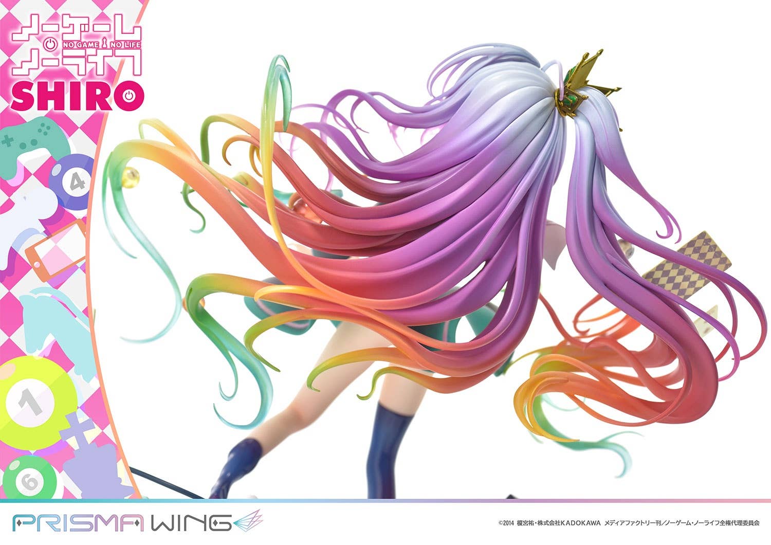 PRISMA WING NO GAME NO LIFE Shiro 1/7 Scale Pre-Painted Figure | 4580708040561