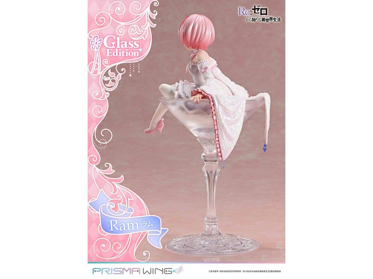Prime 1 Studio PRISMA WING Re:ZERO -Starting Life in Another World- Ram Glass Edition 1/7 Scale Pre-Painted Figure | 4582647121226