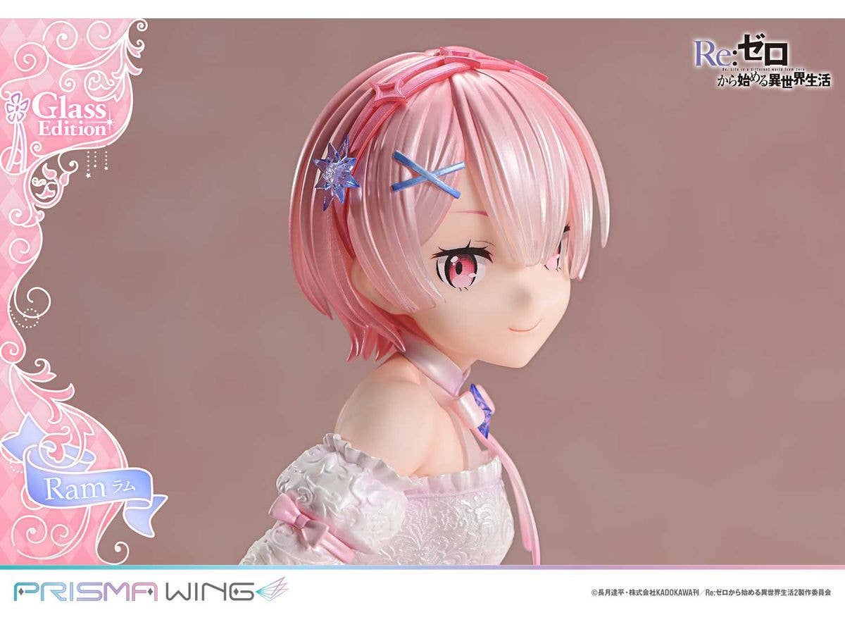 Prime 1 Studio PRISMA WING Re:ZERO -Starting Life in Another World- Ram Glass Edition 1/7 Scale Pre-Painted Figure | 4582647121226