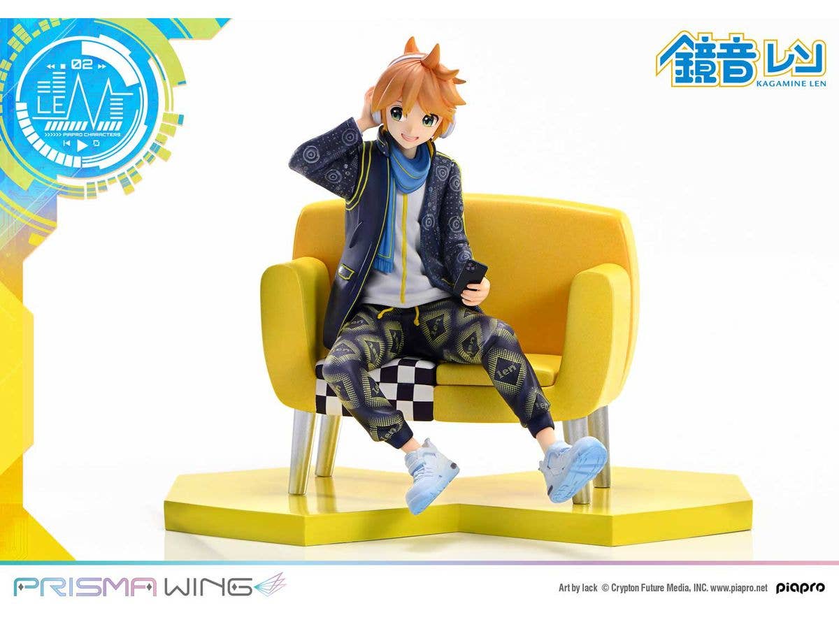 Prime 1 Studio PRISMA WING Piapro Characters Kagamine Len 1/7 Scale Pre-Painted Figure | 4582647121417