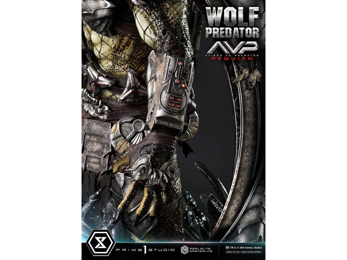 Prime 1 Studio Real Elite Masterline Aliens vs. Predator: Requiem Wolf Predator | 4582647121622