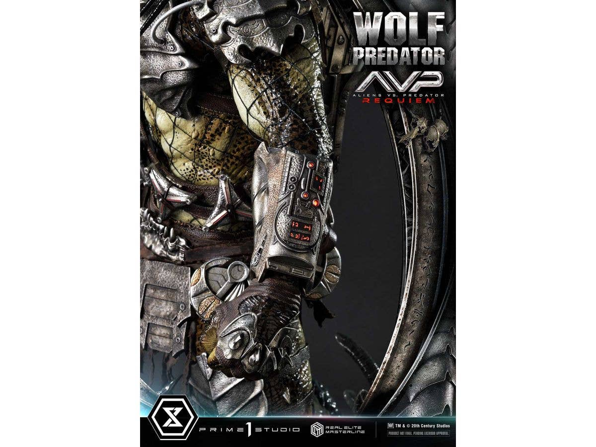 Prime 1 Studio Real Elite Masterline Aliens vs. Predator: Requiem Wolf Predator | 4582647121622