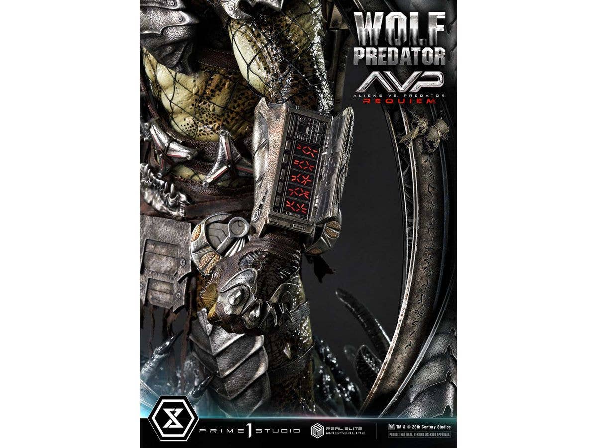 Prime 1 Studio Real Elite Masterline Aliens vs. Predator: Requiem Wolf Predator | 4582647121622